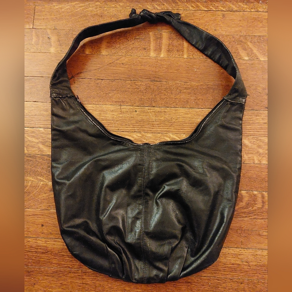 Black boho purse
